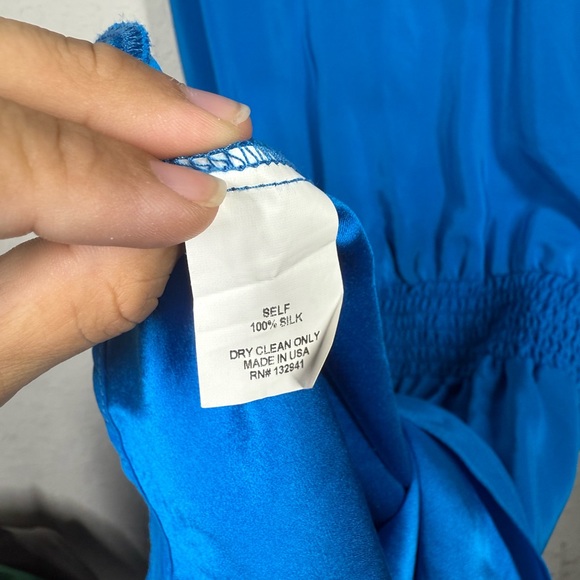 Amanda Uprichard Mara Silk Dress Size Small - Picture 7 of 7